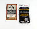 Joe Schmidt Signed 1975 Fleer Hall of Fame Immortal Role FB Card #79 JSA Auto