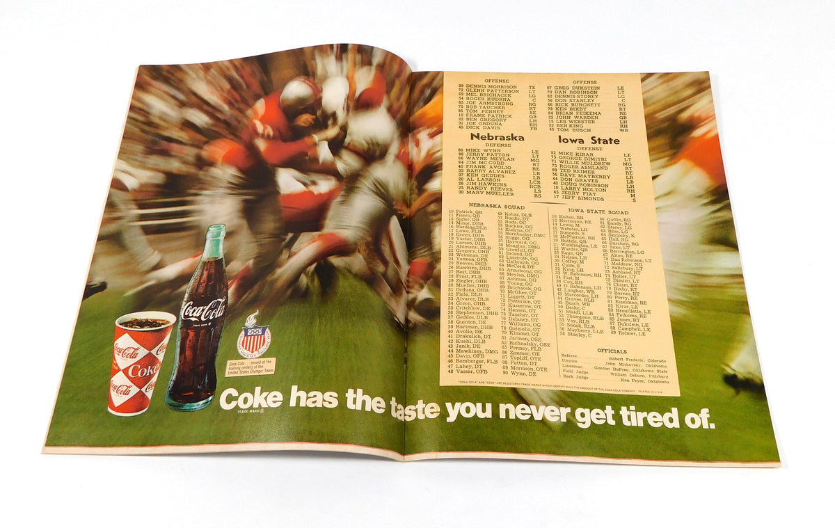 1967 Iowa State at Nebraska College Football Program 11-4-67 Pic2