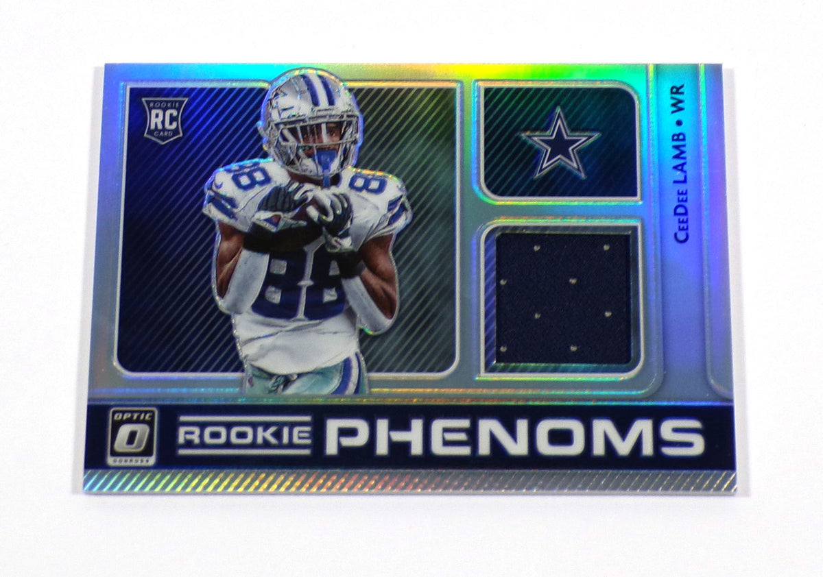 2020 Panini Donruss Optic CeeDee Lamb Rookie Phenoms Blue Horizontal #RP6 Jersey