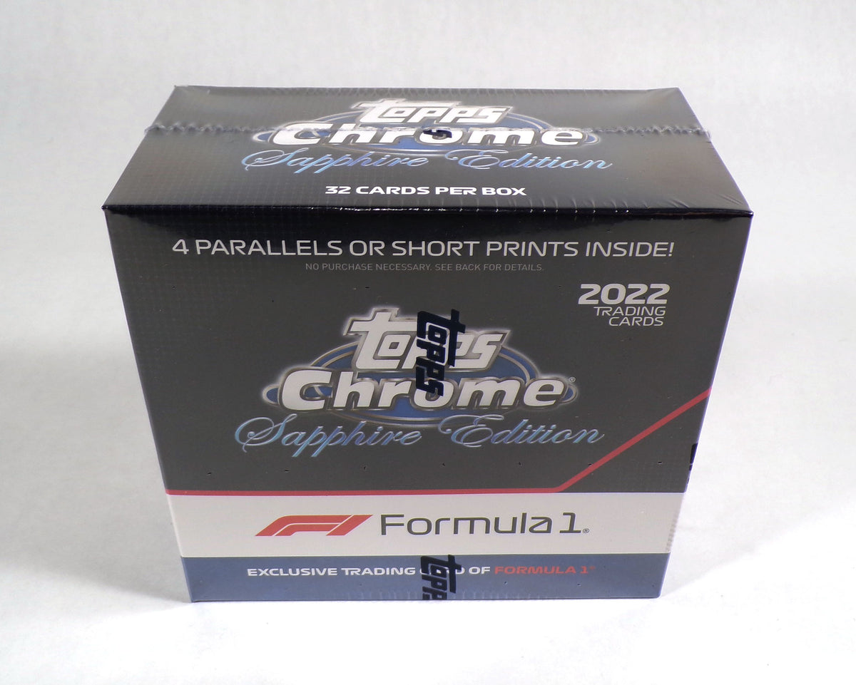 2022 Topps Chrome Sapphire Edition Formula 1 Racing Box Sealed (8 Packs)