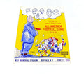 1964 East vs West All America Game College Football Program 6-27-64