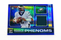 2020 Panini Donruss Optic Jalen Hurts Rookie Phenom Blue Hyper Horizontal Jersey