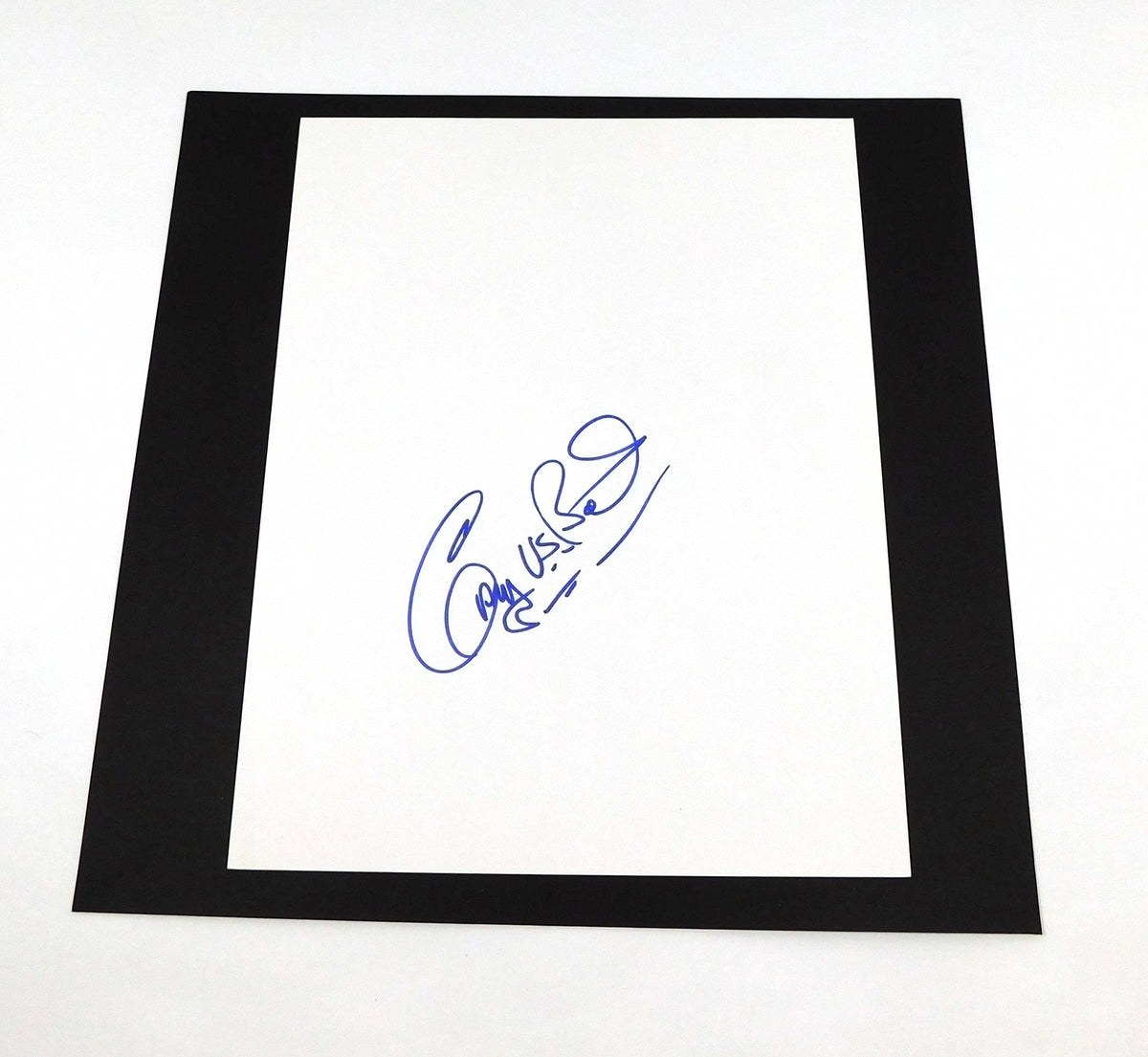 Gary U.S. Bonds Signed 8.5 x 11 Cardstock Sheet Auto Singer DA046900