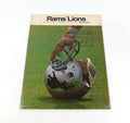 1968 Detroit Lions at Los Angeles Rams NFL Football Program 11-3-68