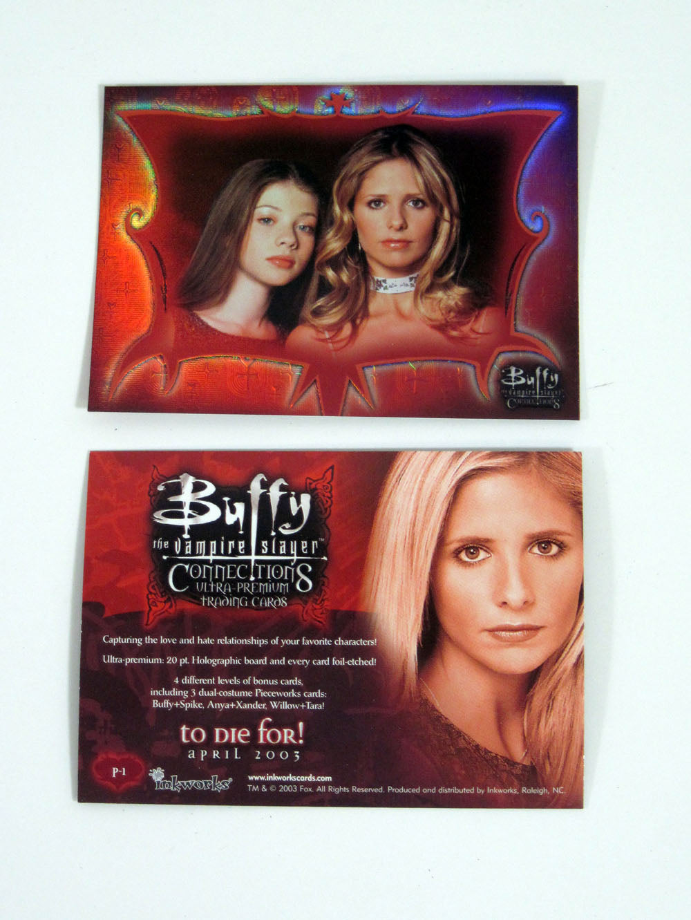 2003 Inkworks Buffy The Vampire Slayer Connections Promo Card (P-1) Nm/Mt