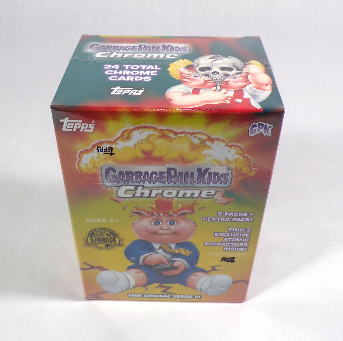 2021 Topps Chrome Garbage Pail Kids GPK Series 4 Blaster Box Sealed (6 Packs)