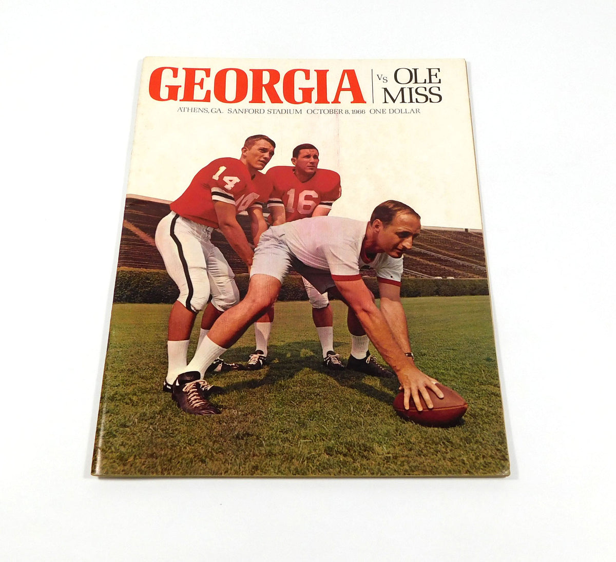 1966 Mississippi at Georgia College Football Program 10-8-66