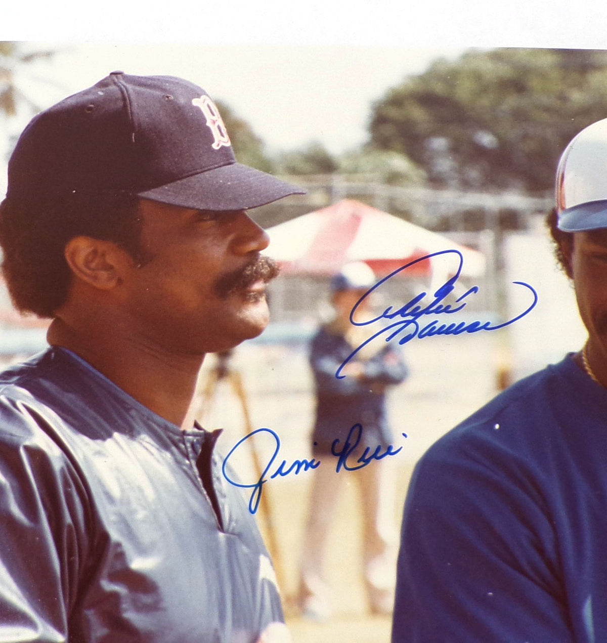 Jim Rice / Andre Dawson Signed 8 x 10 Color Photo Red Sox 2 JSA Autos Pic2