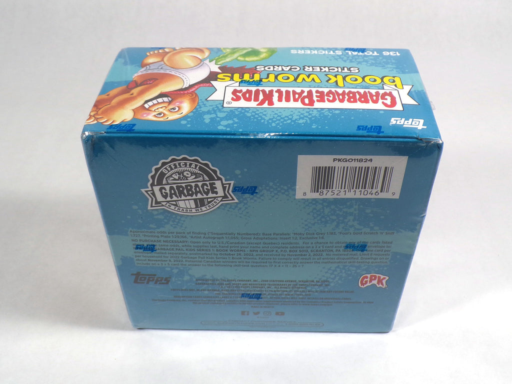 2022 Topps Garbage Pail Kids GPK Bookworms Series 1 Mega Box Sealed (17 Packs) Pic2