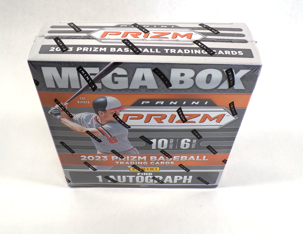 2023 Panini Prizm Baseball Walmart Mega Box Sealed (6 Pks) Green-Pink Ice Prizms