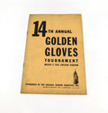 1941 14th Annual Golden Gloves Tournament Boxing Program