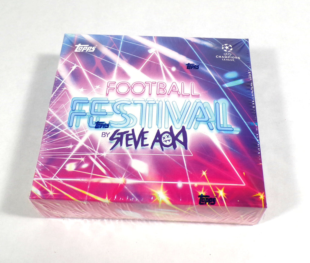 2020-21 Topps Football Festival by Steve Aoki Soccer Box Sealed (5 Packs)