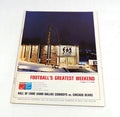 1968 Dallas Cowboys vs Chicago Bears NFL Football's Greatest Weekend Program