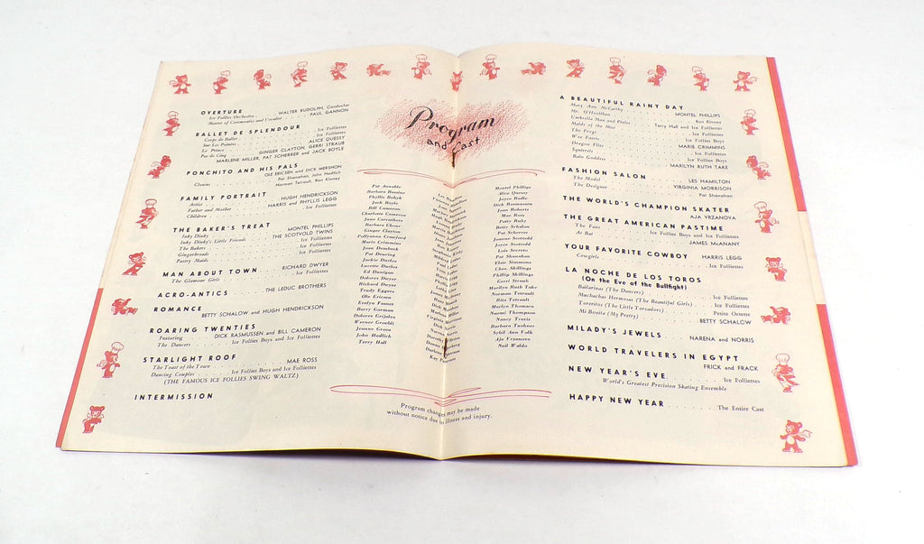 1951 The Shipstads & Johnson 15th Anniversary Edition Ice Follies Program Pic2