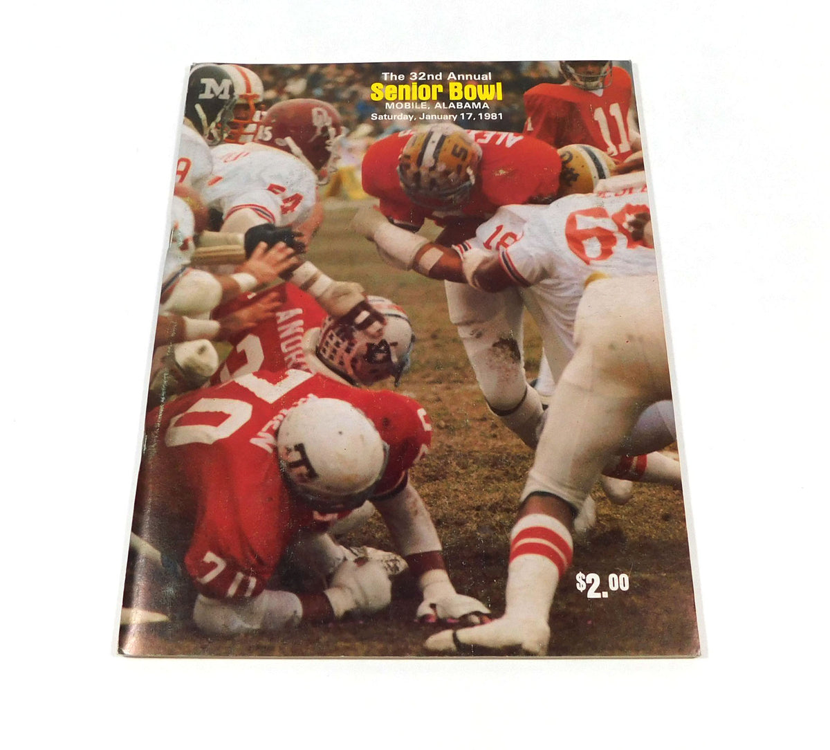 1981 North vs South Senior Bowl College All-Star Football Program 1-17-81