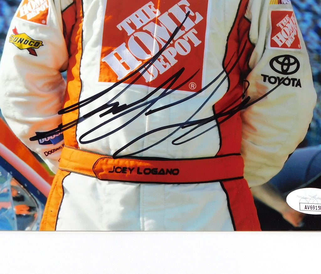 Joey Logano Signed 8 x 10 Color Photo NASCAR JSA Auto AV69158 Pic2