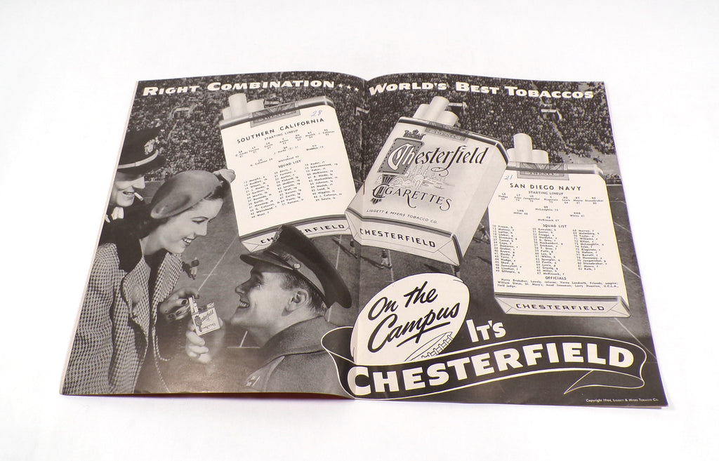 1944 San Diego Naval Training Center at USC College Football Program 11-4-44 Pic2