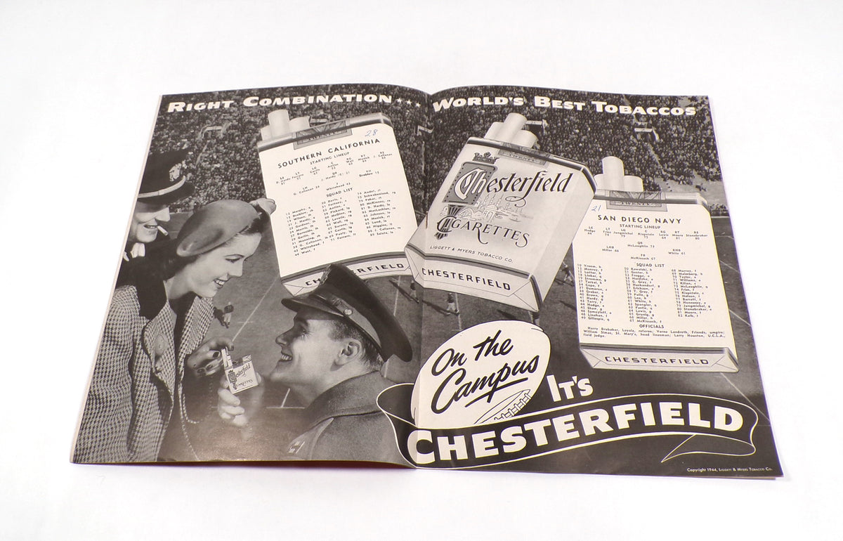 1944 San Diego Naval Training Center at USC College Football Program 11-4-44 Pic2