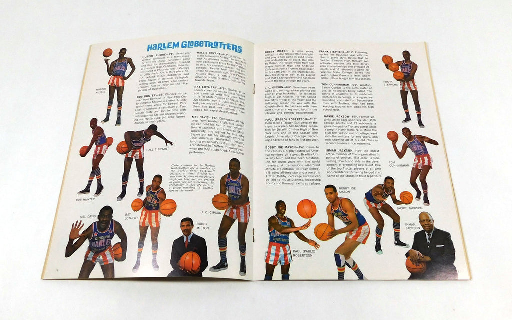 1968 Harlem Globetrotters Basketball Program 42nd Season Pic2