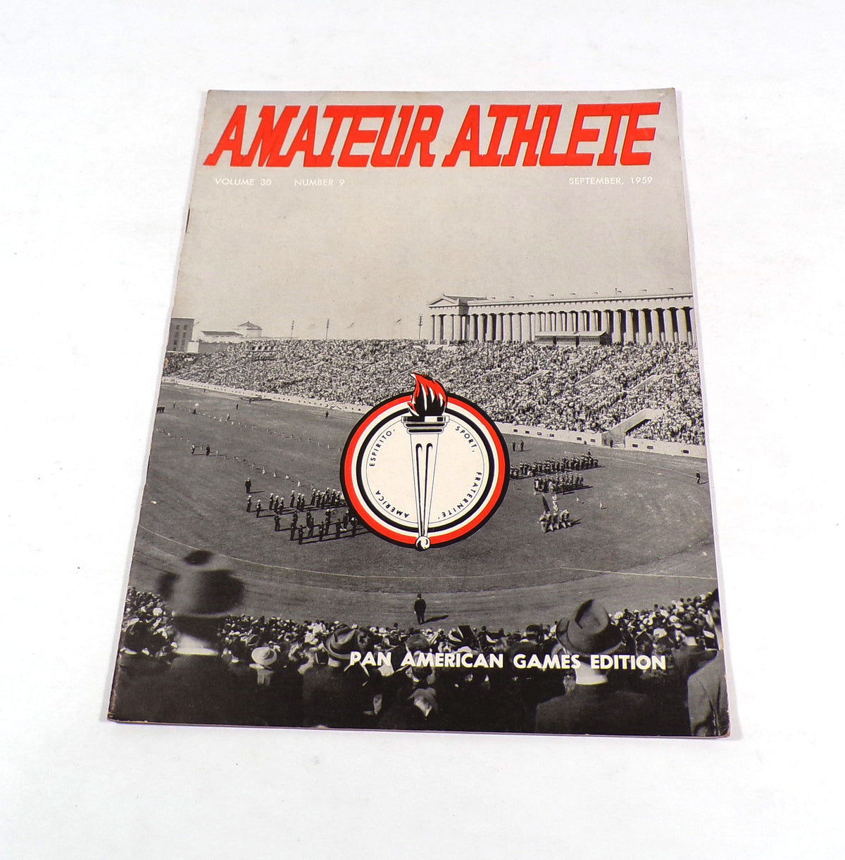 1959 Amateur Athlete Volume 30 Number 9 Sports Program (September)