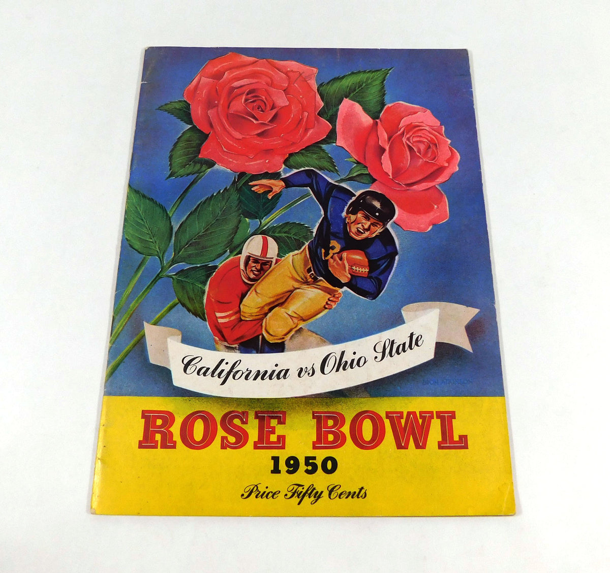 1950 Ohio State vs California Rose Bowl College Football Program 1-1-50 DA068477