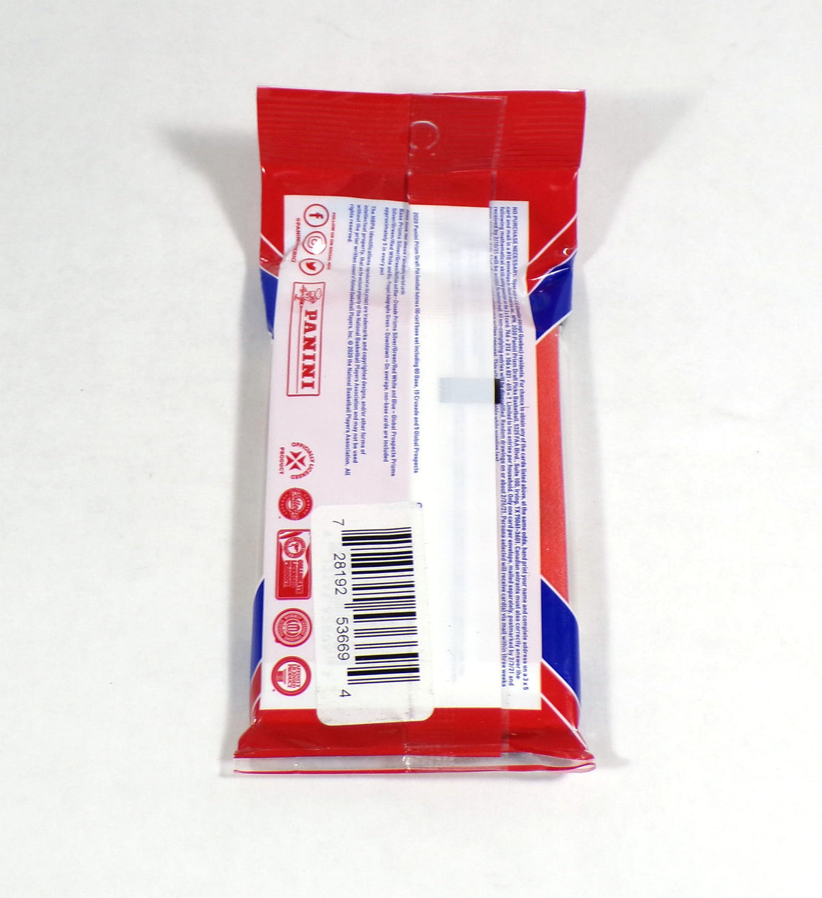 2020-21 Panini Prizm Draft Picks Basketball Cello Fat Pack Sealed (15 Cards) Pic2