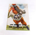 1955 San Francisco 49ers at Los Angeles Rams NFL Football Program 11-6-55
