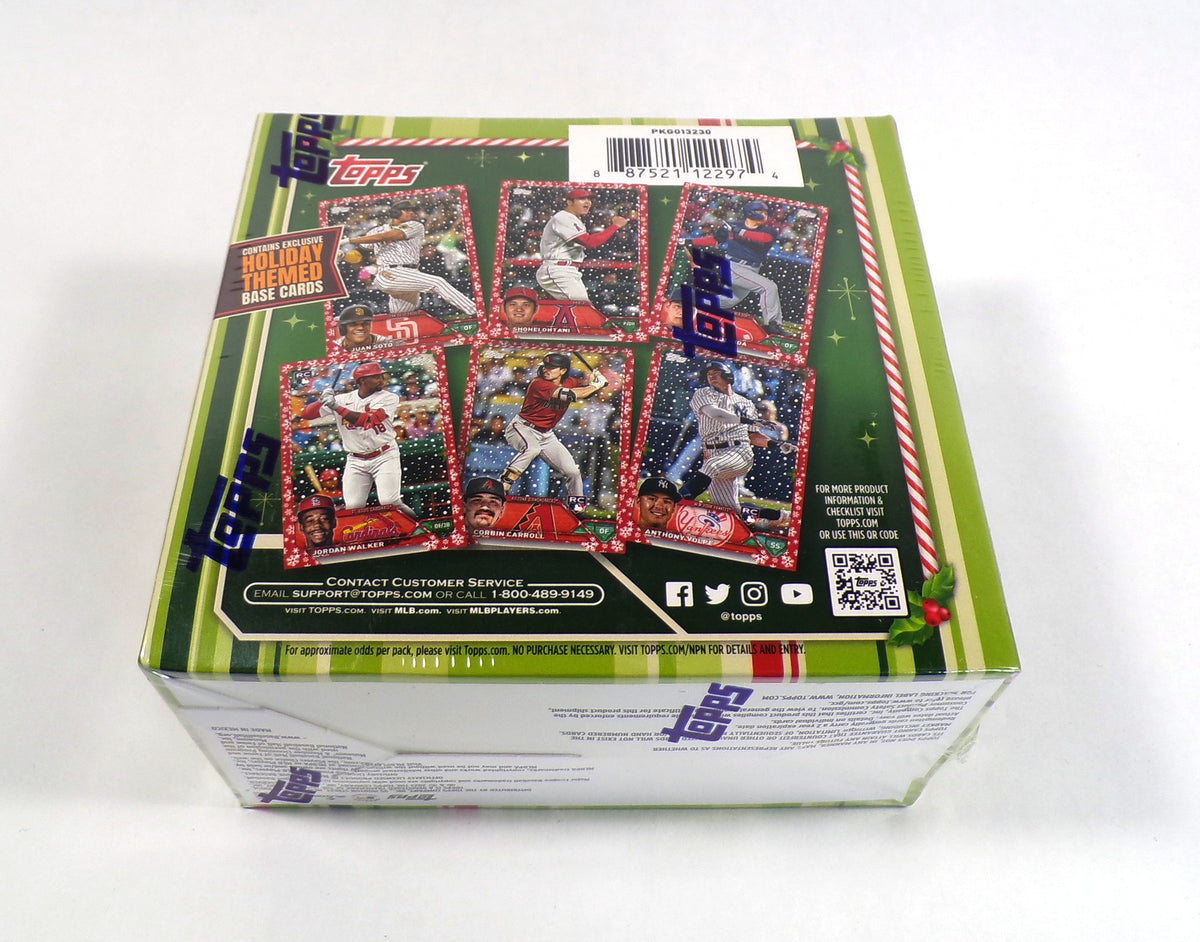 2023 Topps Baseball Holiday Mega Box Sealed (10 Packs) Pic2