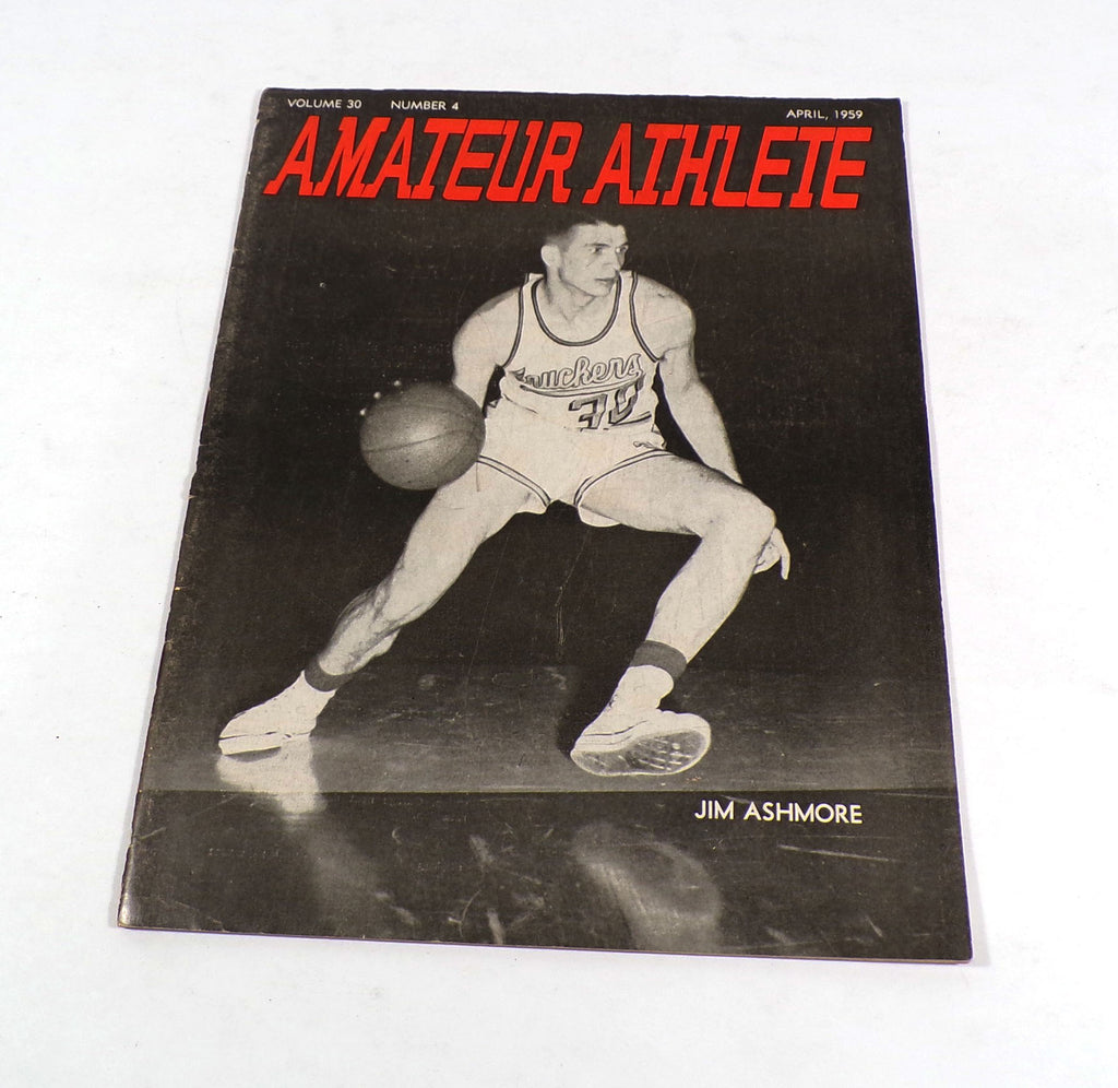 1959 Amateur Athlete Volume 30 Number 4 Football Program (April)
