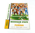 1964 Purdue at Michigan State College Football Program 11-7-64