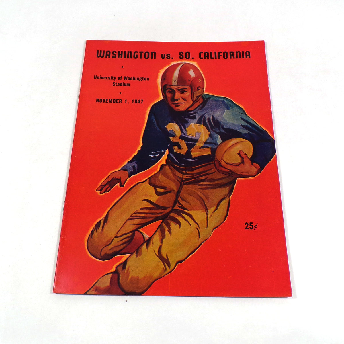 1947 USC at Washington College Football Program 11-1-47