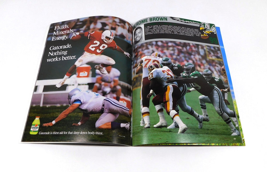 1990 Philadelphia Eagles NFL Football Yearbook Pic2