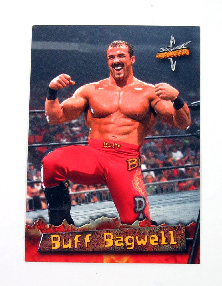 Lot of (25) 1999 Topps WCW Embossed Buff Bagwell Promo Card (P1) Nm/Mt Pic2