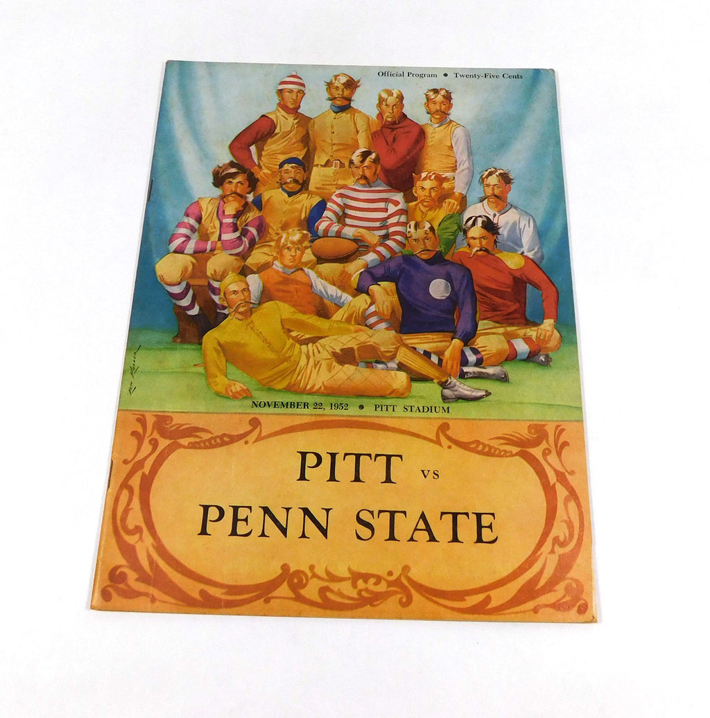 1952 Penn State at Pittsburgh College Football Program 11-22-52