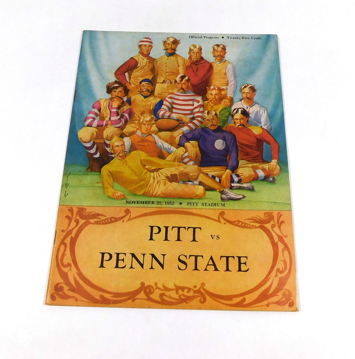 1952 Penn State at Pittsburgh College Football Program 11-22-52
