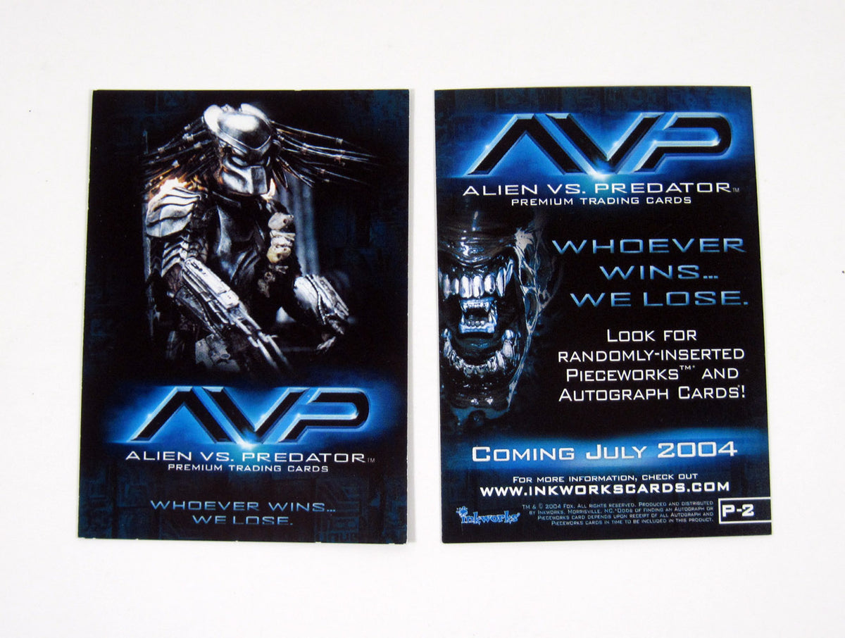 2004 Inkworks Alien vs. Predator AVP Movie Promo Card (P2) Nm/Mt