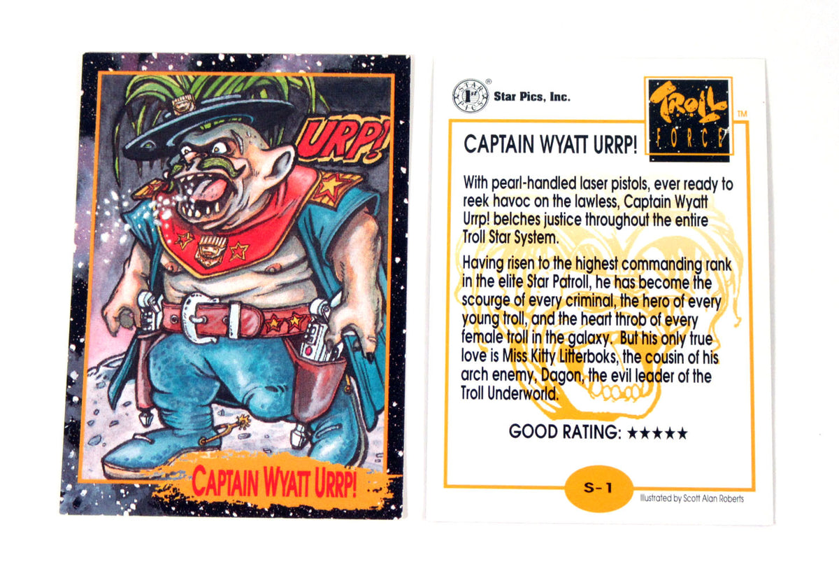 1992 Star Pics Troll Force Promo Card Set (3) Nm/Mt Pic2