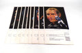 1970 Clark Oil Detroit Lions Pro Star Football Portrait Card Set (9) Volpe
