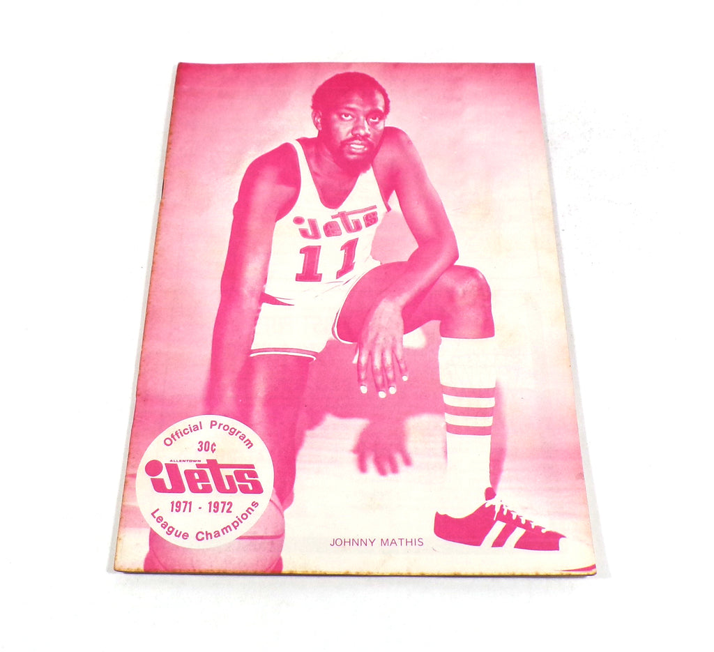 1971-72 Allentown Jets vs Generic Opponent Minor League Basketball Program