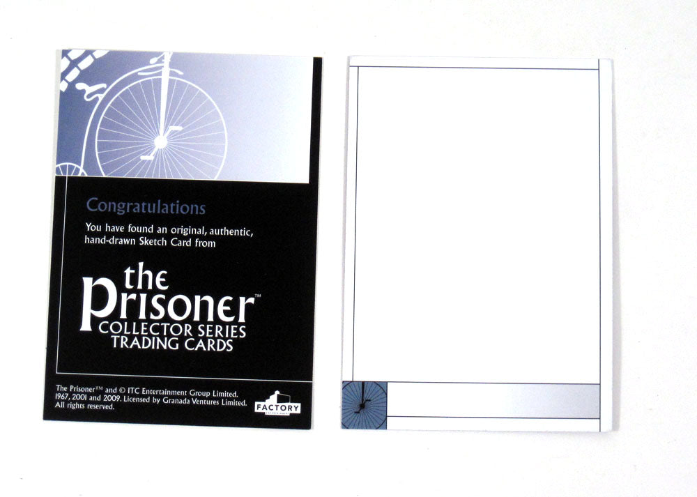 2010 Factory Entertainment The Prisoner Blank Sketch Promo Card (Bike) Nm/Mt