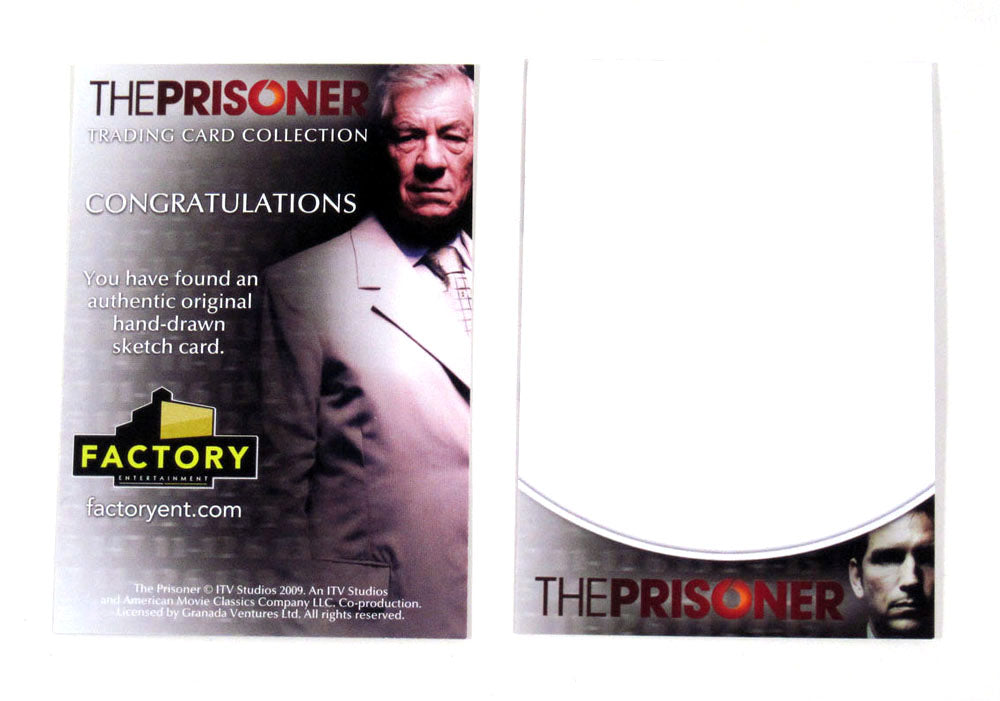 2010 Factory Entertainment The Prisoner Blank Sketch Promo Card (#2) Nm/Mt