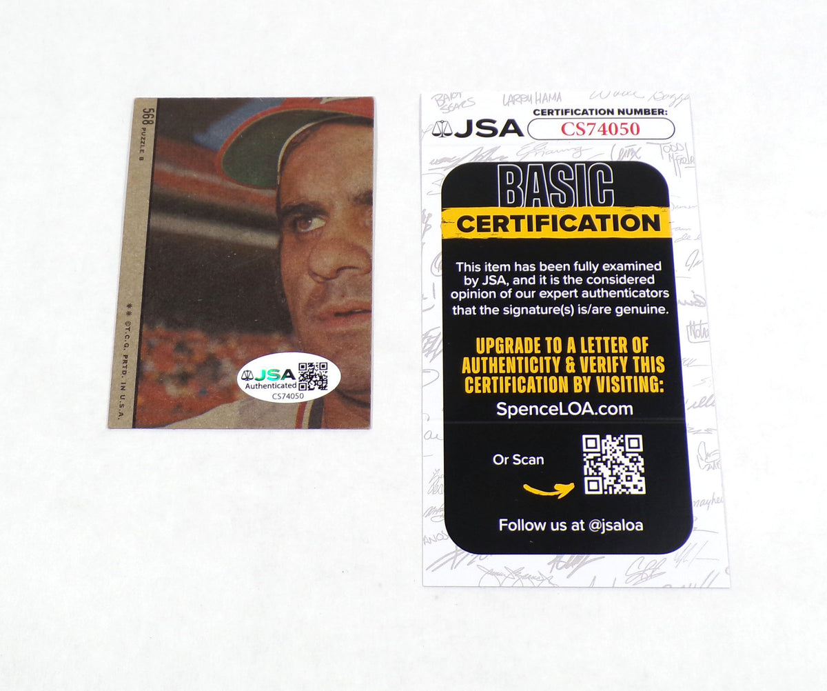 Juan Marichal Signed 1972 Topps Baseball Card In Action #568 Giants JSA Auto Pic2