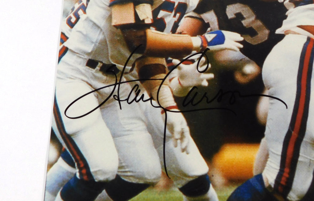 Harry Carson Signed 8 x 10 Color Photo Giants JSA Auto AV69180 Pic2