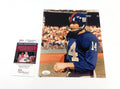 Y.A. Tittle Signed 8 x 10 Color Photo Giants JSA Auto AV69181