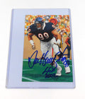 Dan Hampton Signed 2002 Pro Football Hall of Fame 4x6 Card /5000 Bears Auto