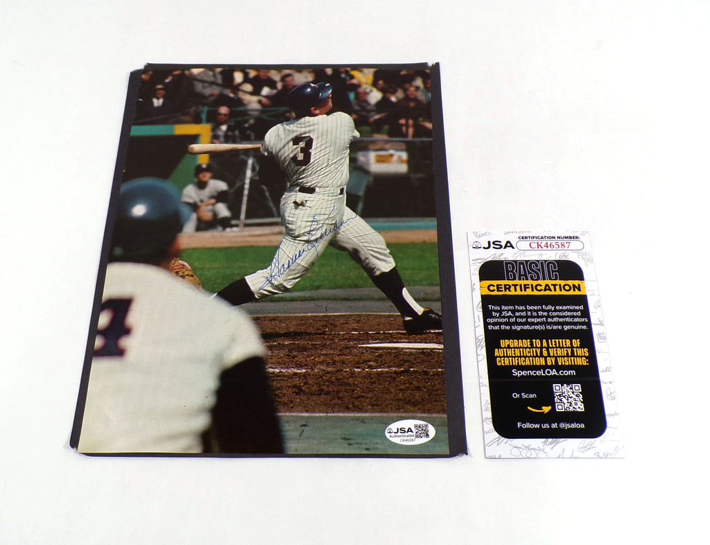 Harmon Killebrew Signed 7 x 9 Color Magazine Photo Twins JSA Auto