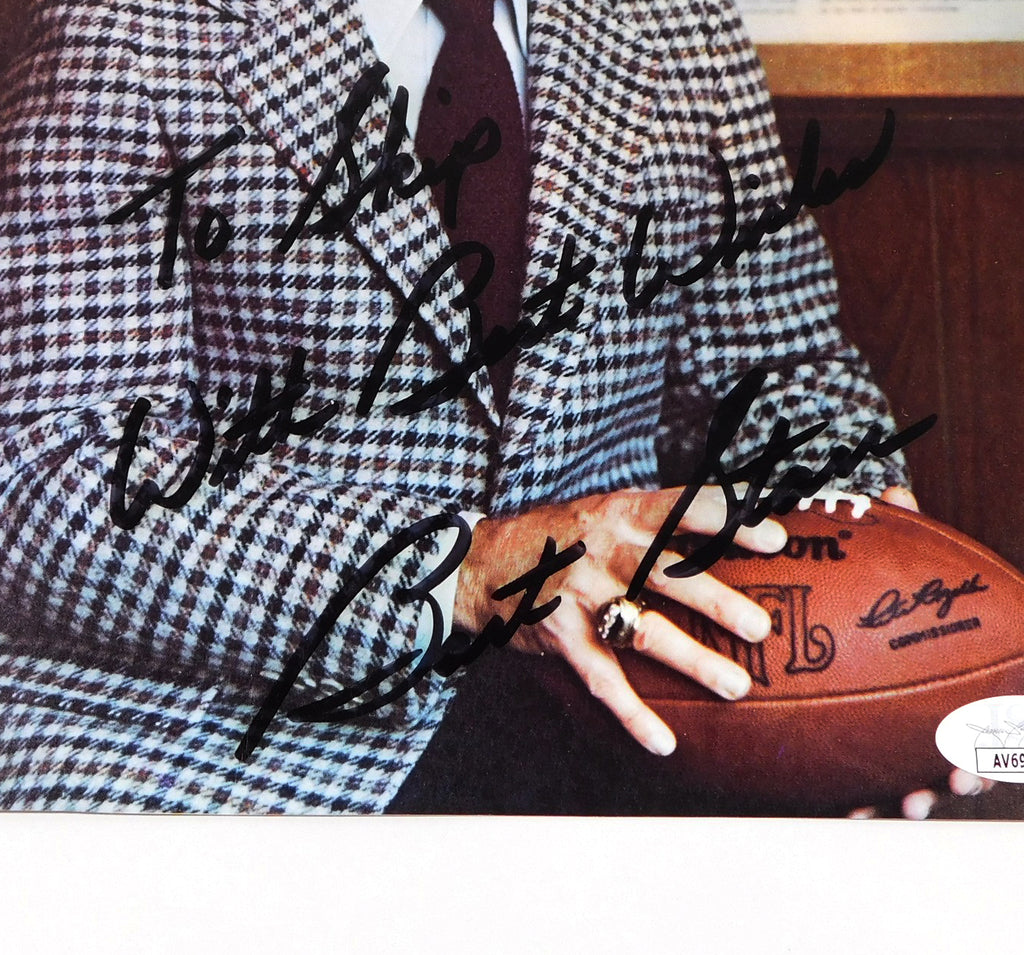 Bart Starr Signed 8 x 10 Color Photo Packers JSA Auto AV69294 Pic2