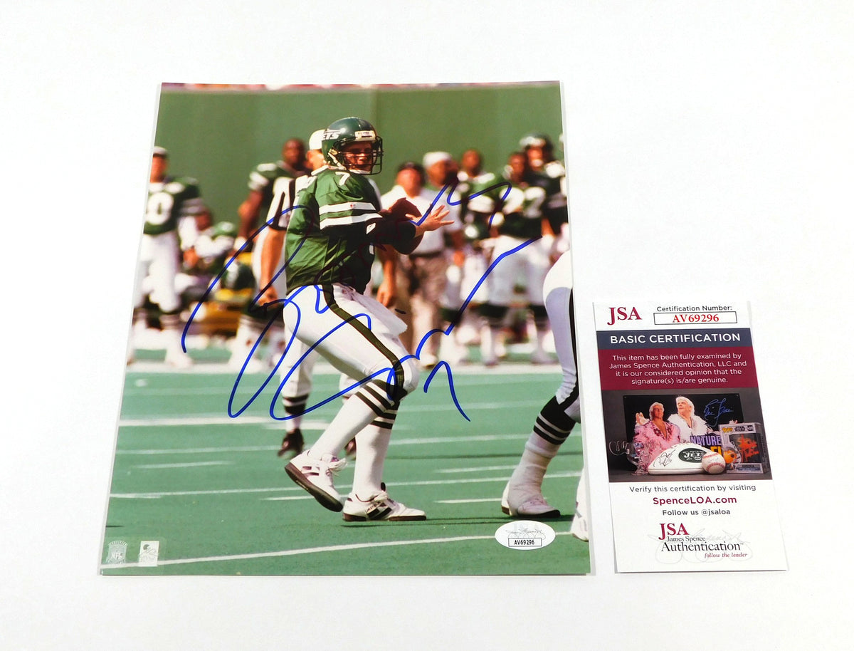 Boomer Esiason Signed 8 x 10 Color Photo Bengals JSA Auto AV69296