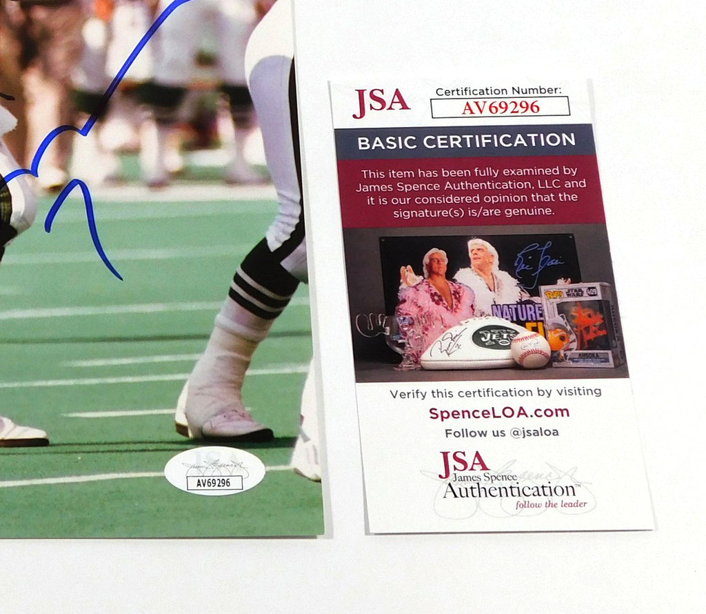 Boomer Esiason Signed 8 x 10 Color Photo Bengals JSA Auto AV69296 Pic2
