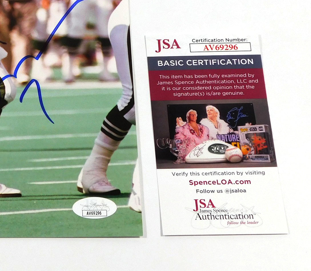 Boomer Esiason Signed 8 x 10 Color Photo Bengals JSA Auto AV69296 Pic2